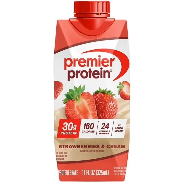 Premier Protein 30g High Protein Shake, Strawberries & Cream 325ml