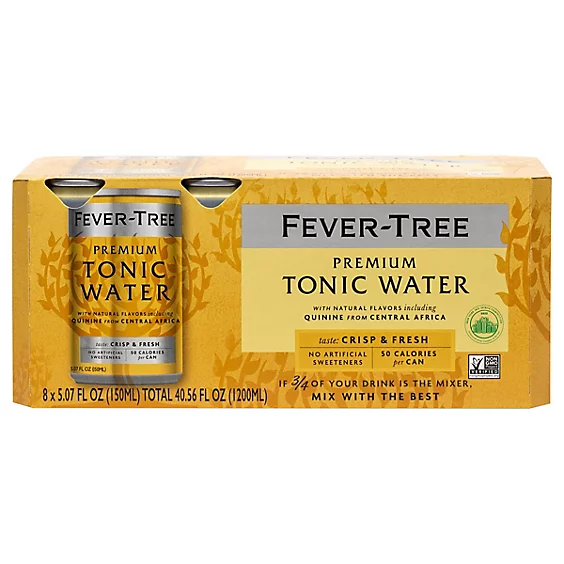 Fever-Tree Premium Tonic Water 150ml (Pack of 8)