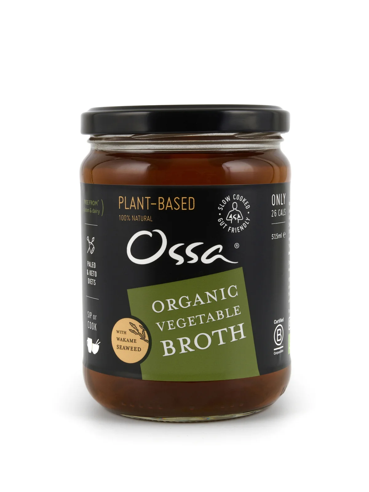 Ossa Organic Vegetable Broth Ambient 515ml