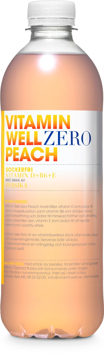 Vitamin Well Drink Peach ZERO 500ml