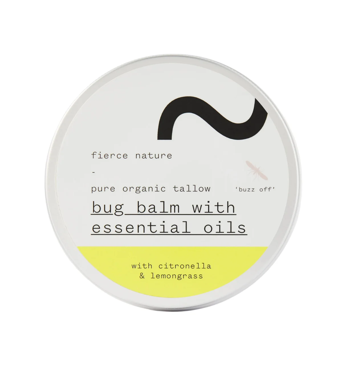 Fierce Nature Pure Organic Tallow Bug Balm with Essential Oils 100g