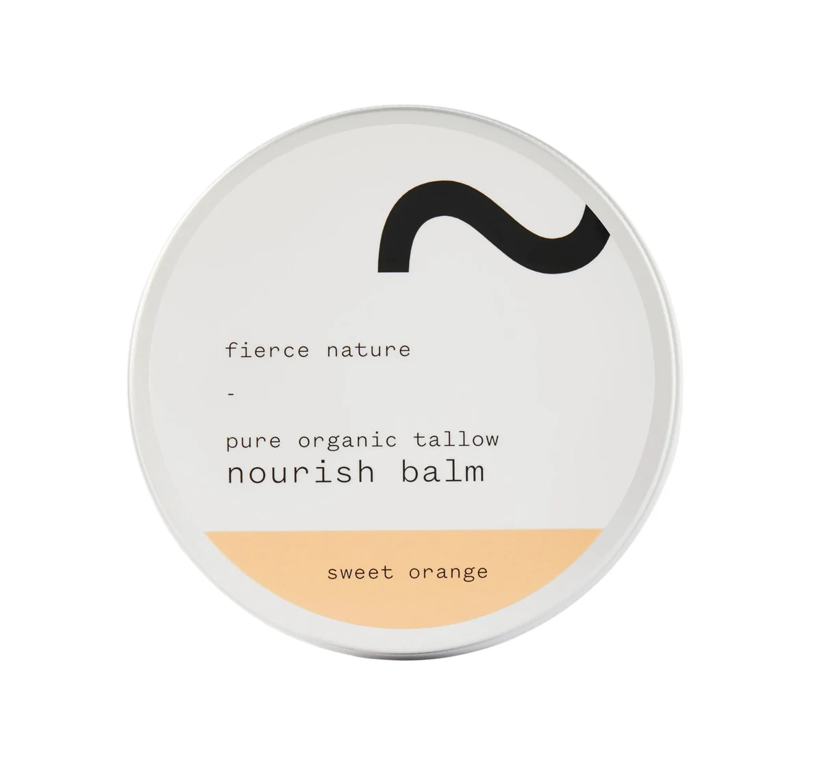 Fierce Nature Pure Organic Tallow Nourish Balm Sweet Orange 100g