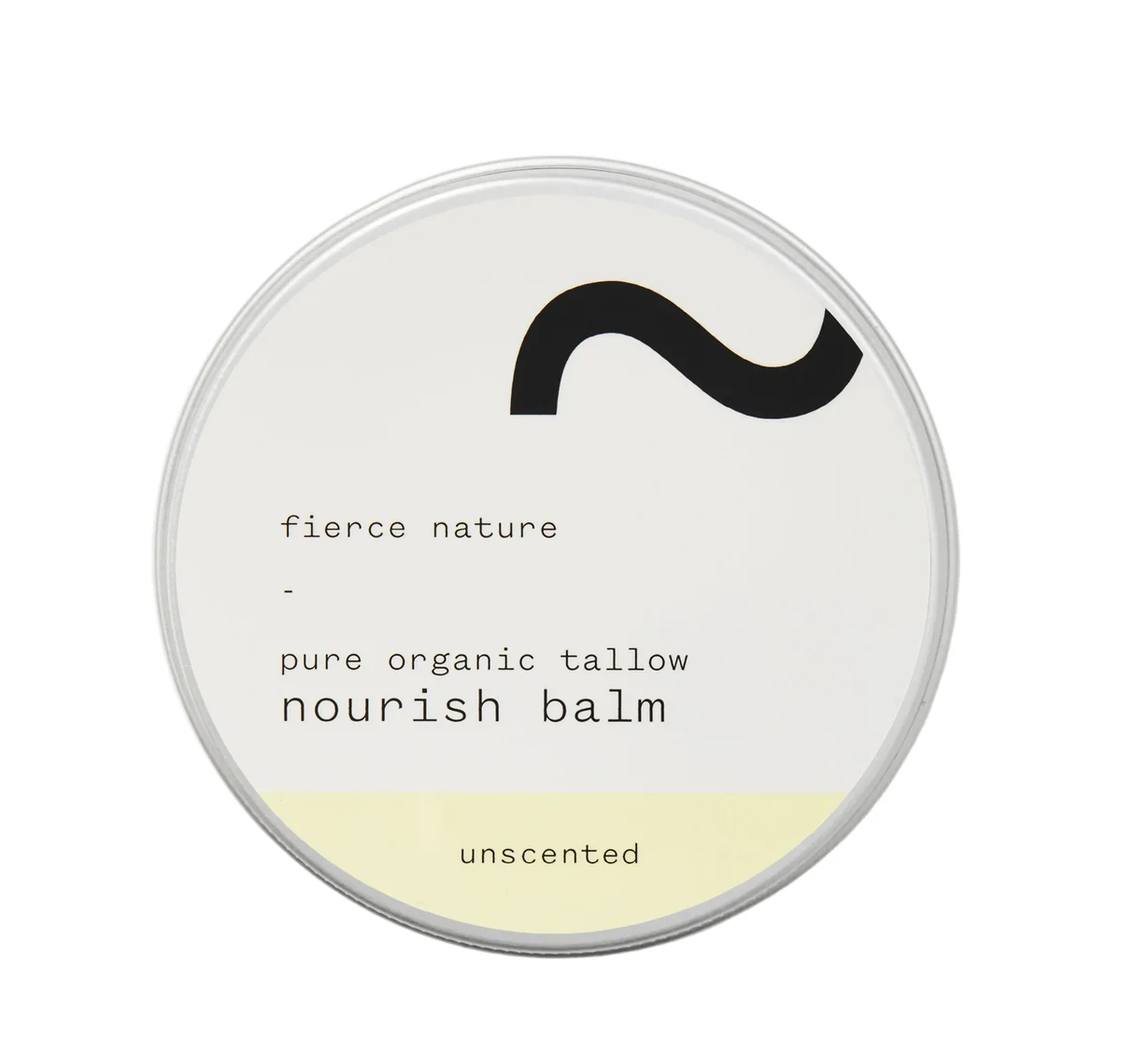 Fierce Nature Pure Organic Tallow Nourish Balm Unscented 100g