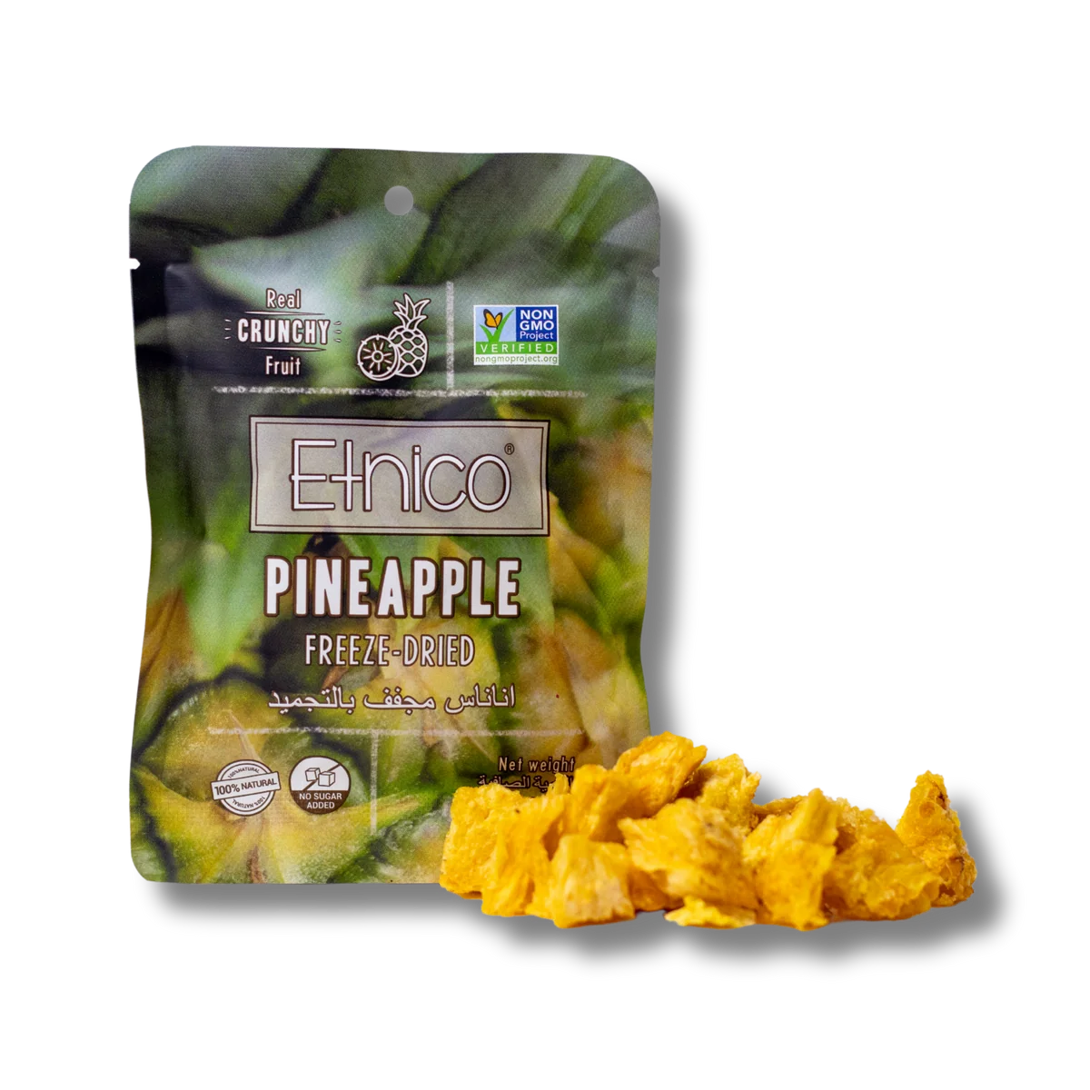 Etnico Pineapple Freeze Dried Fruits 12g