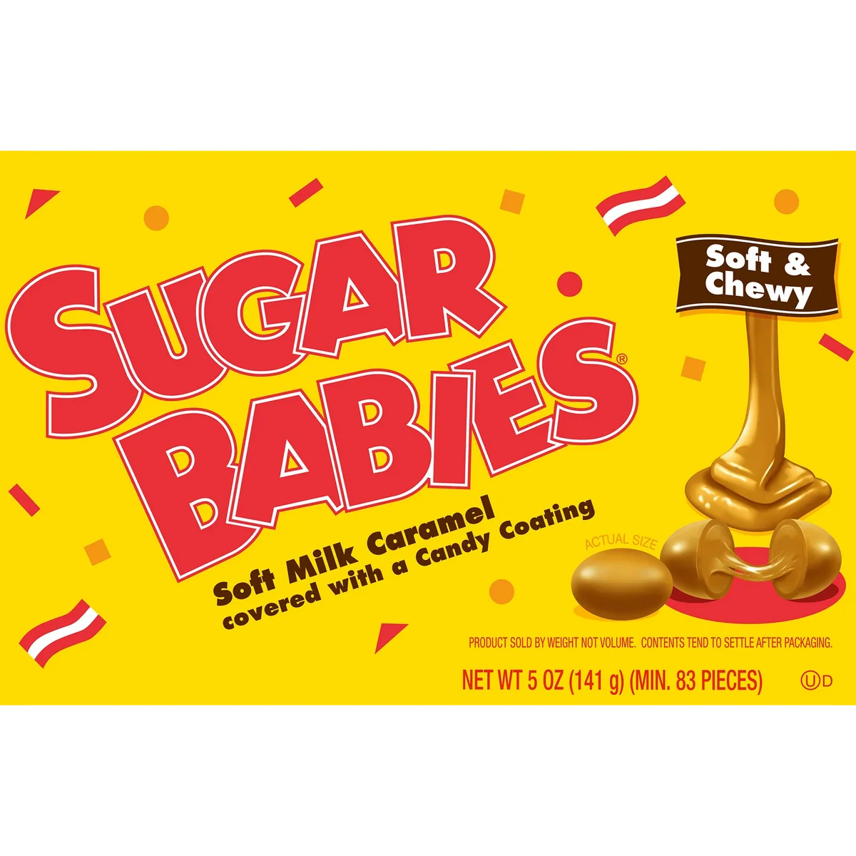 Sugar Babies Soft Milk Carmael With Candy Coating 141g