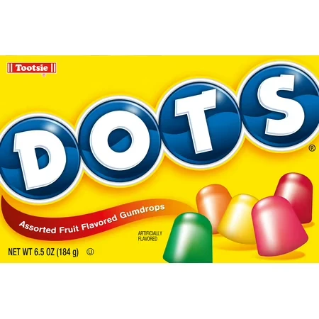 Dots Original Assorted Fruit Flavored Gumdrops 184g