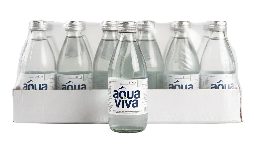 Aqua Viva Still Natural Mineral Water Glass bottle 250 ml x 24