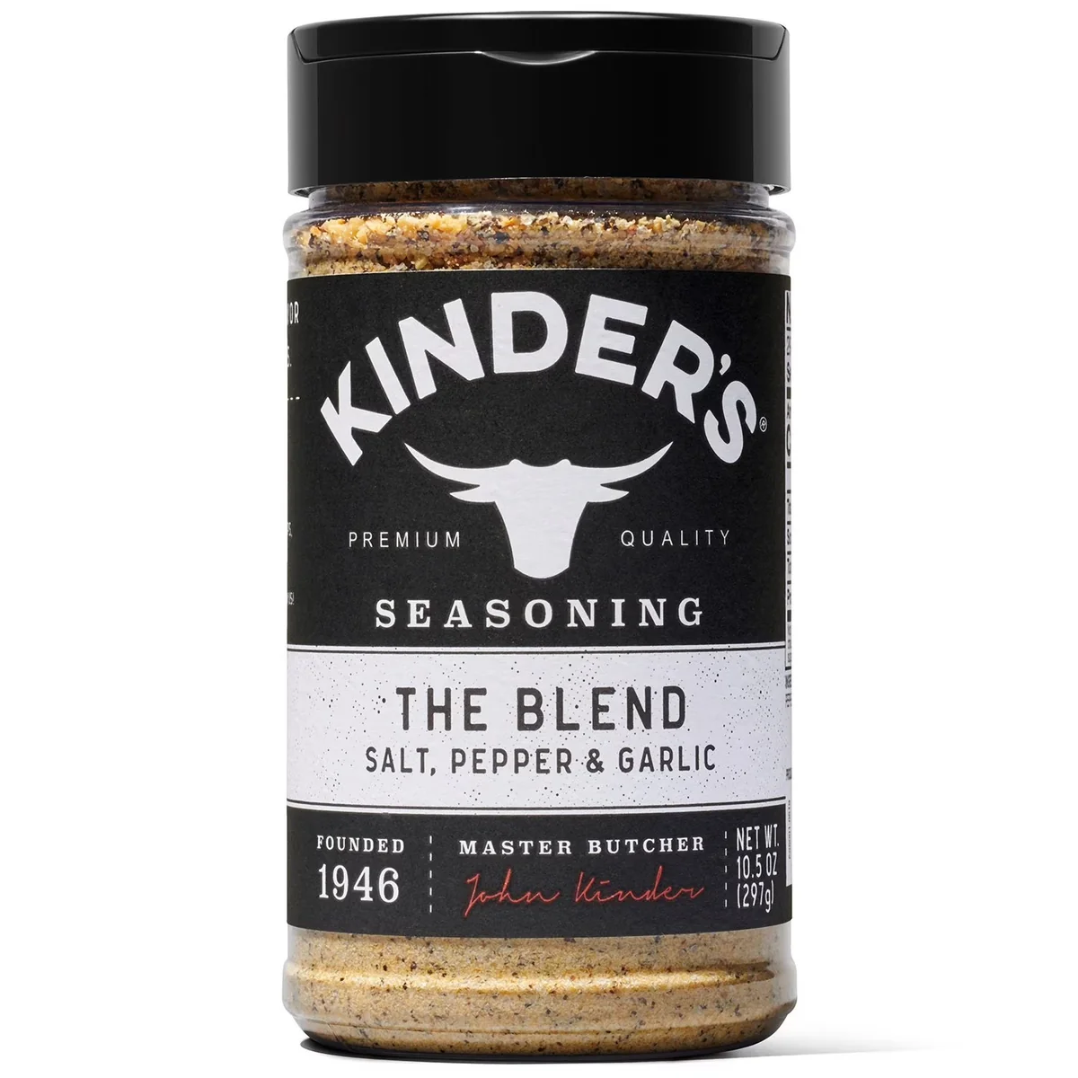 Kinder's The Blend Seasoning Salt, Pepper and Garlic 297g