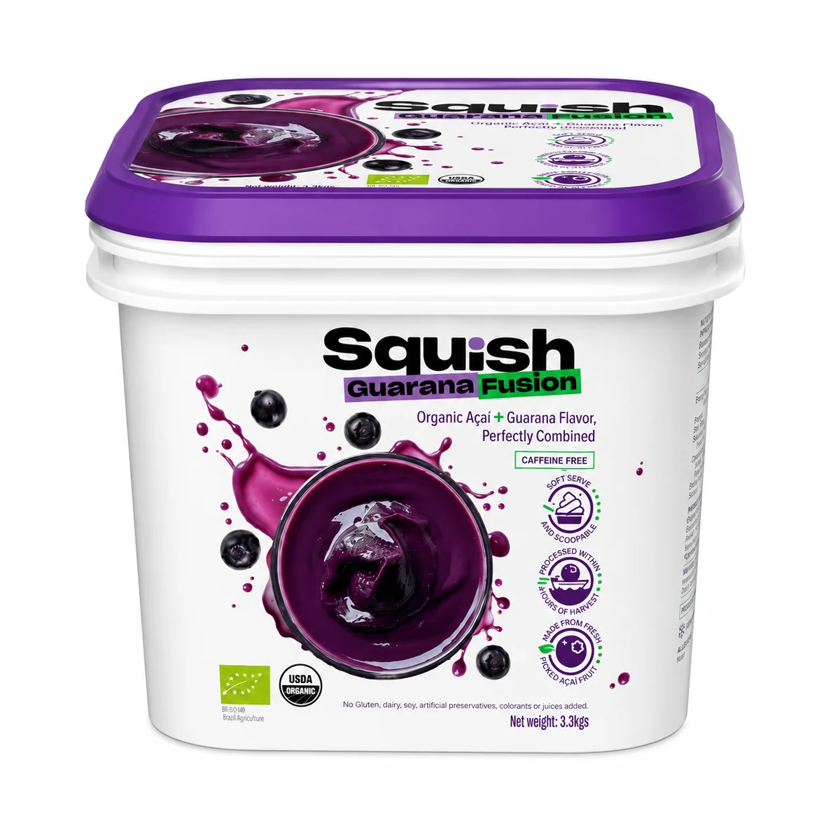 Organic Acai Guarana Fusion, 3.3kg