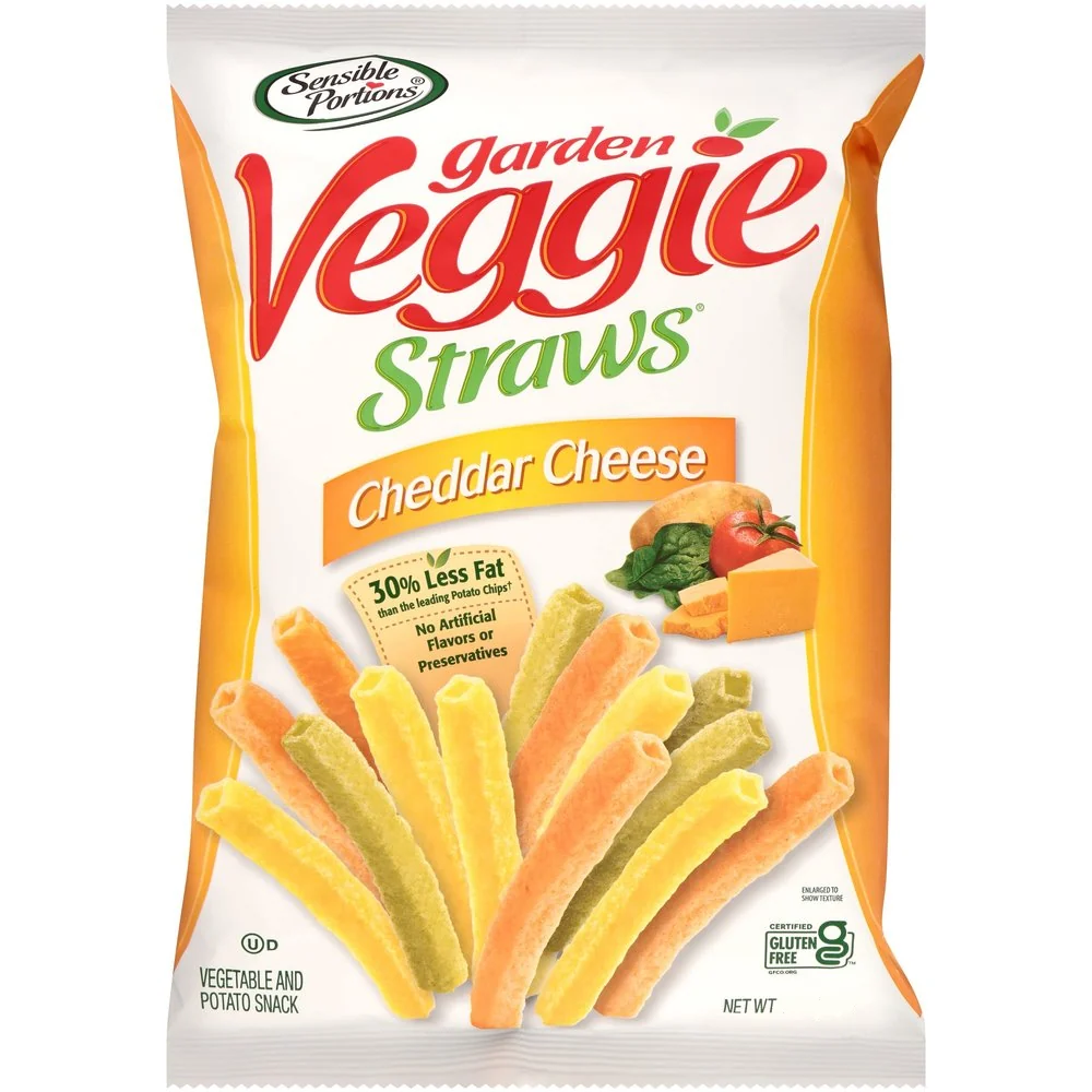 Sensible Portions Veggie Straws Cheddar Cheese 28g