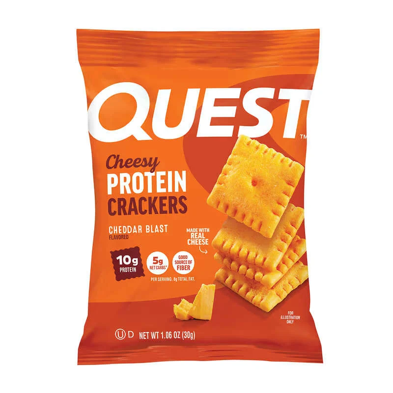 Quest Cheesy 10g Protein Ranch & Cheddar Crackers 30g