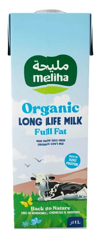 Meliha Organic Long-Life Milk 1 Liter