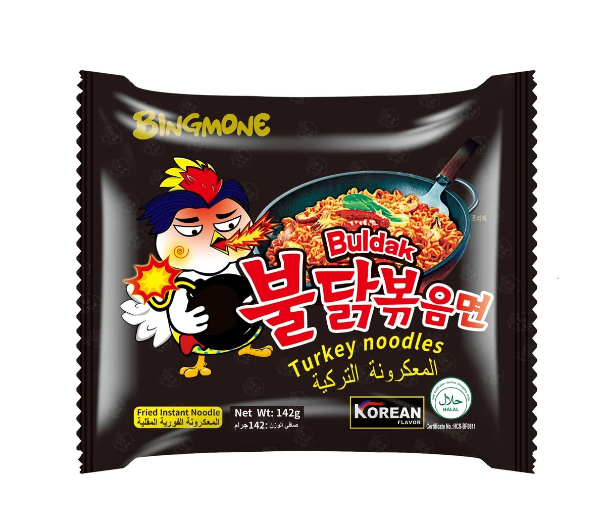 Bingmone Buldak Extra Hot Chicken Ramen 142g