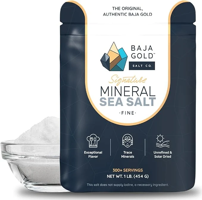 Baja Gold Signature Mineral Sea Salt Natural Grain 454g