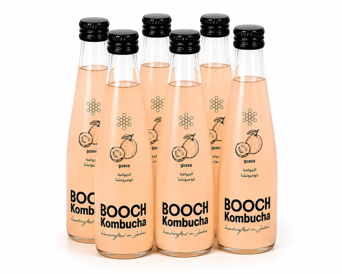 Booch Kombucha Guava (Pack of 6) 300ml