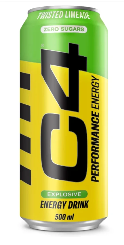 C4 Performance Energy Twisted Lime Zero Sugars 500ml