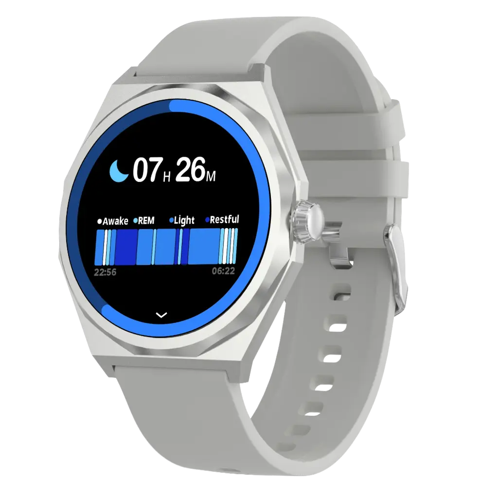Green Lion Nexus Smart Watch 1.43 Inch AMOLED Display - Silver