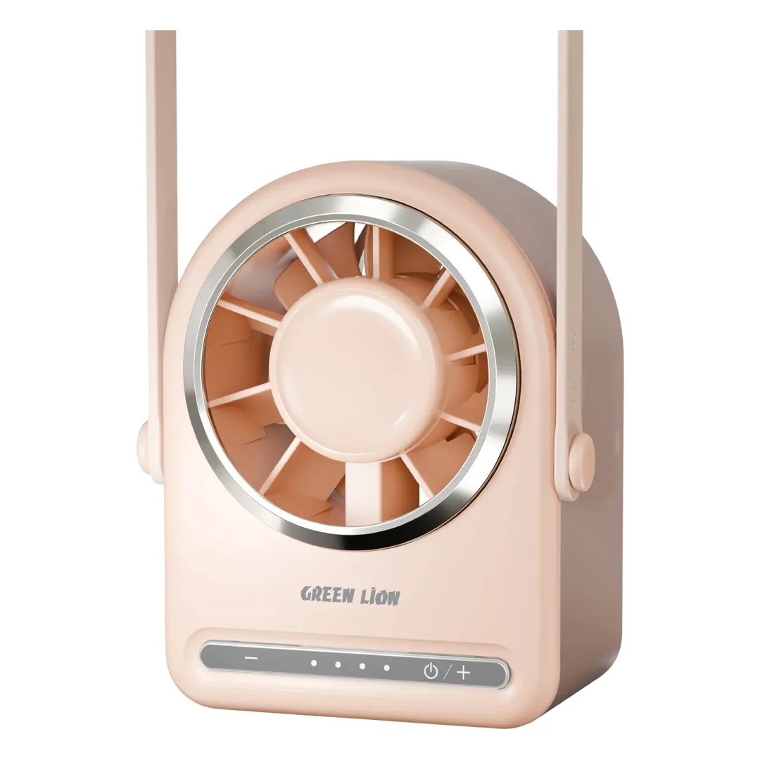 Green Lion Breeze Wear Portable Fan - Pink