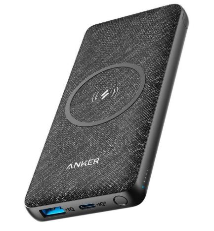 Anker 10000mAh Wireless Charging Power Bank - Black