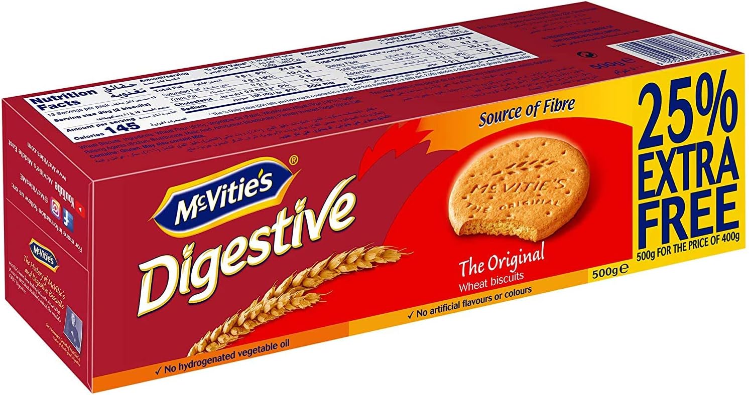 McVitie's Digestive Biscuits 500g Pack