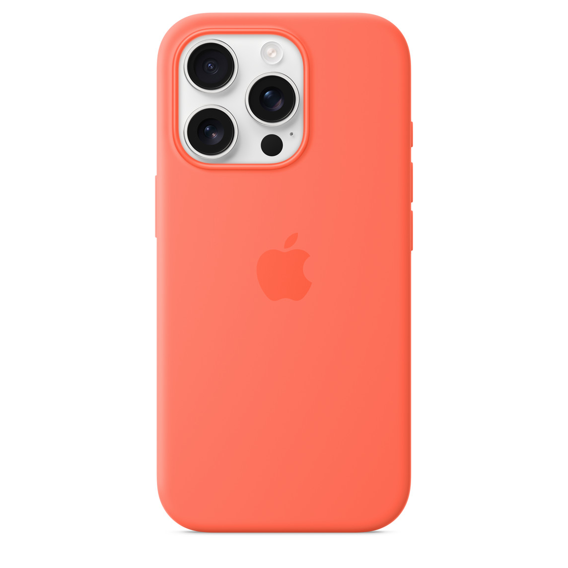 Apple iPhone 16 Pro Silicone Case with MagSafe - Tangerine (Orange)