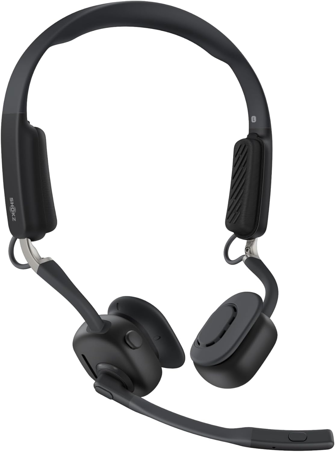 Shokz OpenMeet Bone Conduction Headset with Dual Noise-Cancelling Mic, Bluetooth 5.4, 15H Battery, Quick Charge