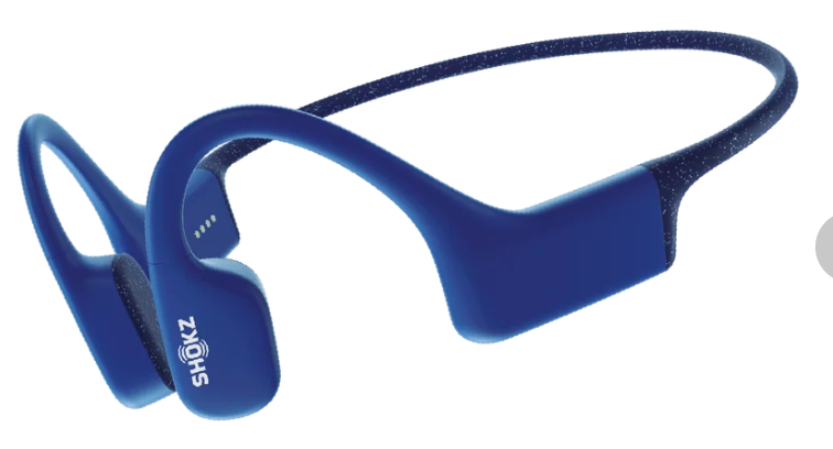 Shokz OpenSwim (S700) Bone Conduction Swimming Headphones, IP68, 4GB MP3, 8H Playtime - Blue