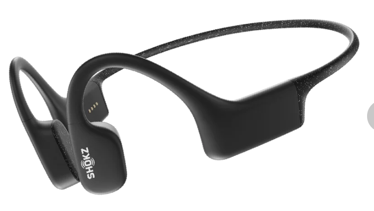 Shokz OpenSwim (S700) Bone Conduction Swimming Headphones, IP68, 4GB MP3, 8H Playtime - Black