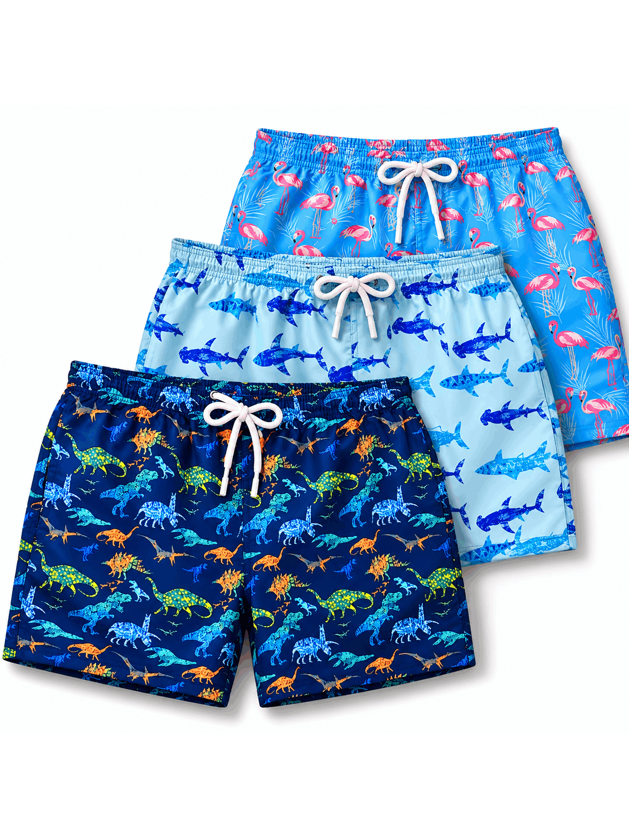 Fine Colorful men Summer Swim Shorts – 3 Stylish Designs