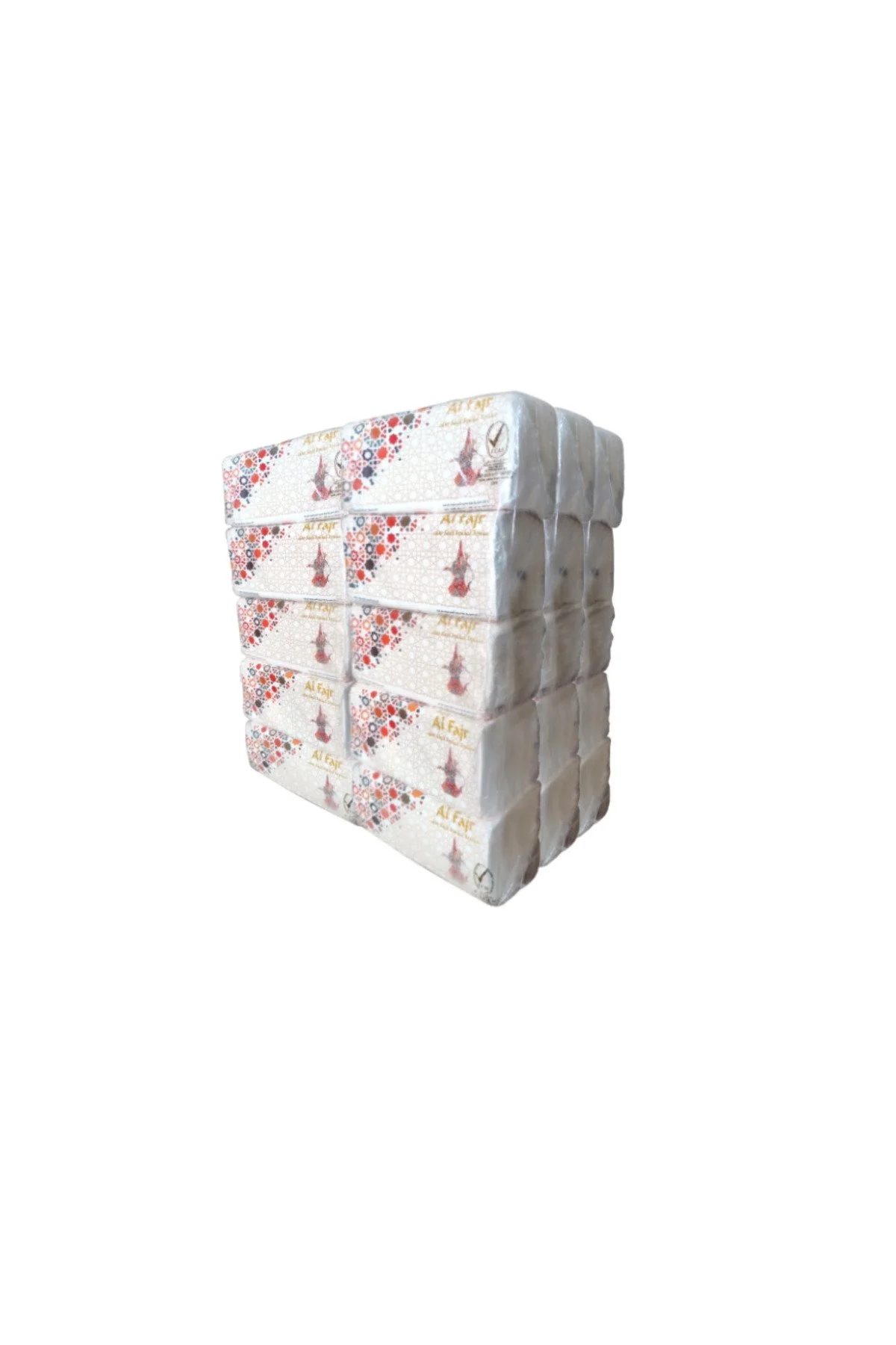 Al Fajr Soft Facial Tissue 600 Sheets, 2-Ply, 30 Packs