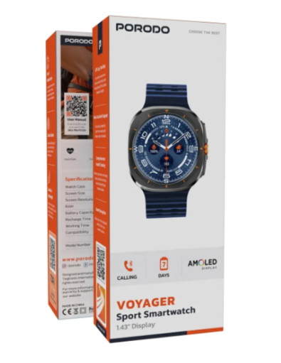 Porodo Voyager Smart Watch