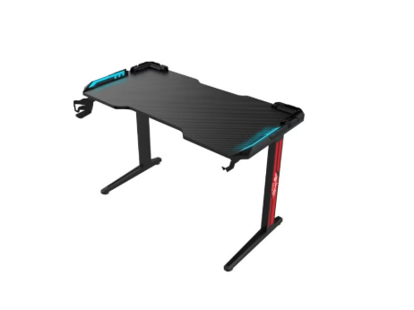 Green Lion RGB Gaming Desk with Remote Control Lighting & Cup Holder – 120 cm