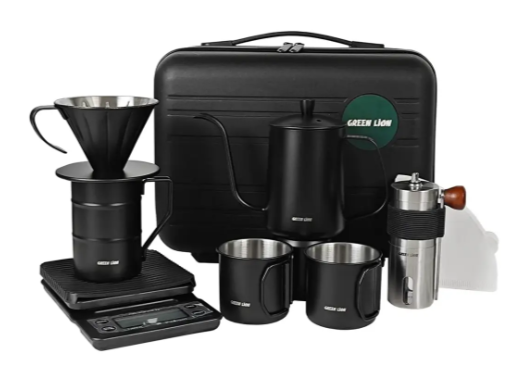 Green Lion V-60 Pro Coffee Maker Set Green Lion V-60 PRO 7 in 1 Coffee Maker Set.webp Green Lion V-60 Pro Coffee Maker Set