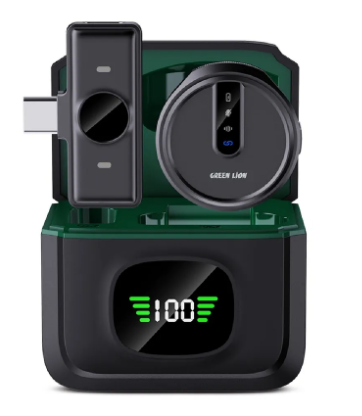 Green Lion Gm-88X Wireless Microphone - Black