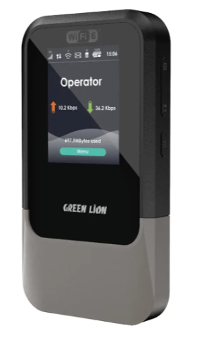 Green Lion Connect 5G Portable MiFi Router - Black