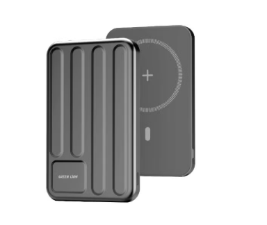 5000mAh Oxford Mag Safe Power Bank, Ultra Slim Design Compatible with MagSafe & Qi2 Technology, 20W PD Fast Charging, 15W Wireless Charging, Flight Approved, Compact & Slim Design PowerBank Compatible