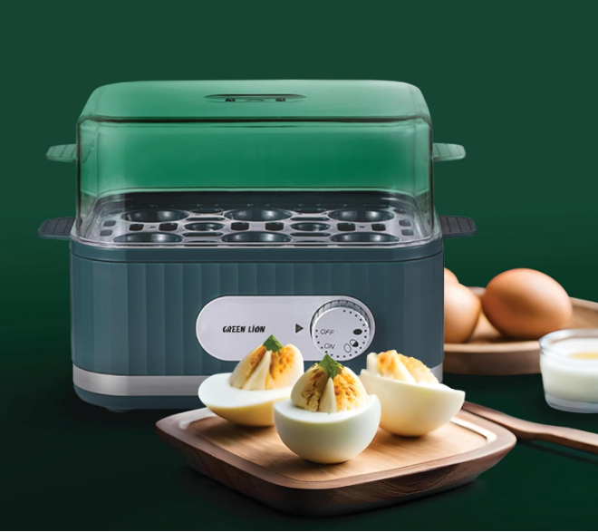 Green Lion Smart Egg Cooker - Green