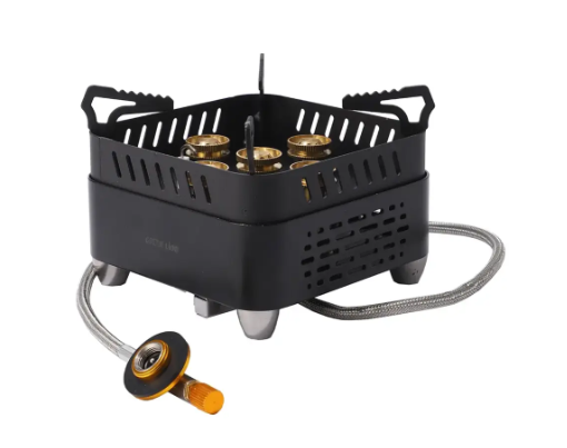 Green Lion Campfire Camping Stove - Black