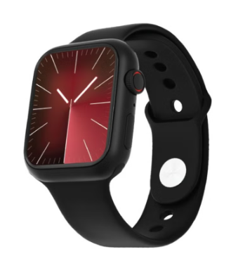 Ultimate 41 Smart Watch, BT v5.0, IP65 Waterproof, 5 Days Working Time, 15 Days Standby time, Full Touch Method, Gesture Operation, Always On Display, Multiple Games, Music Control - Black
