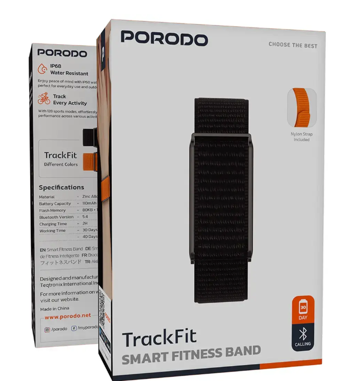 Porodo TrackFit Smart Fitness Band