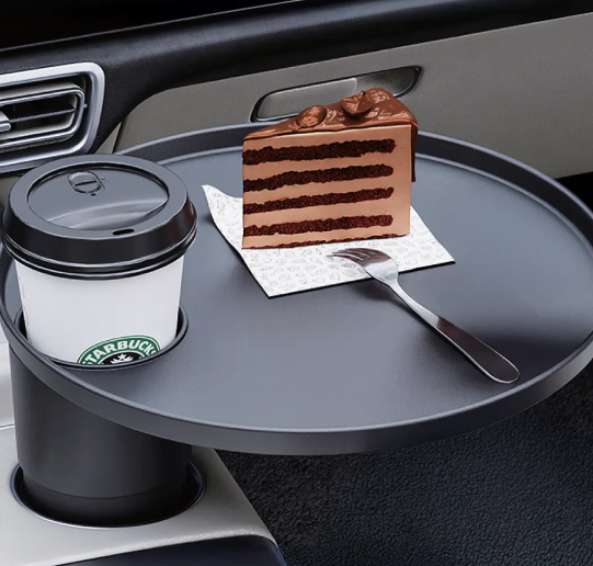 Green Lion Travel Tray Car Cup Holder - Black