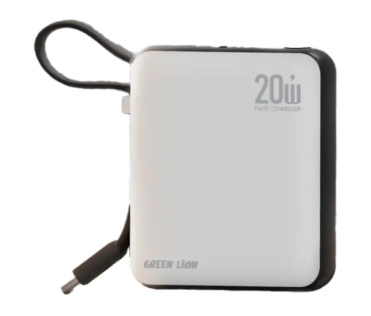 Green Leon Nuru Power Bank 10000mAh - White
