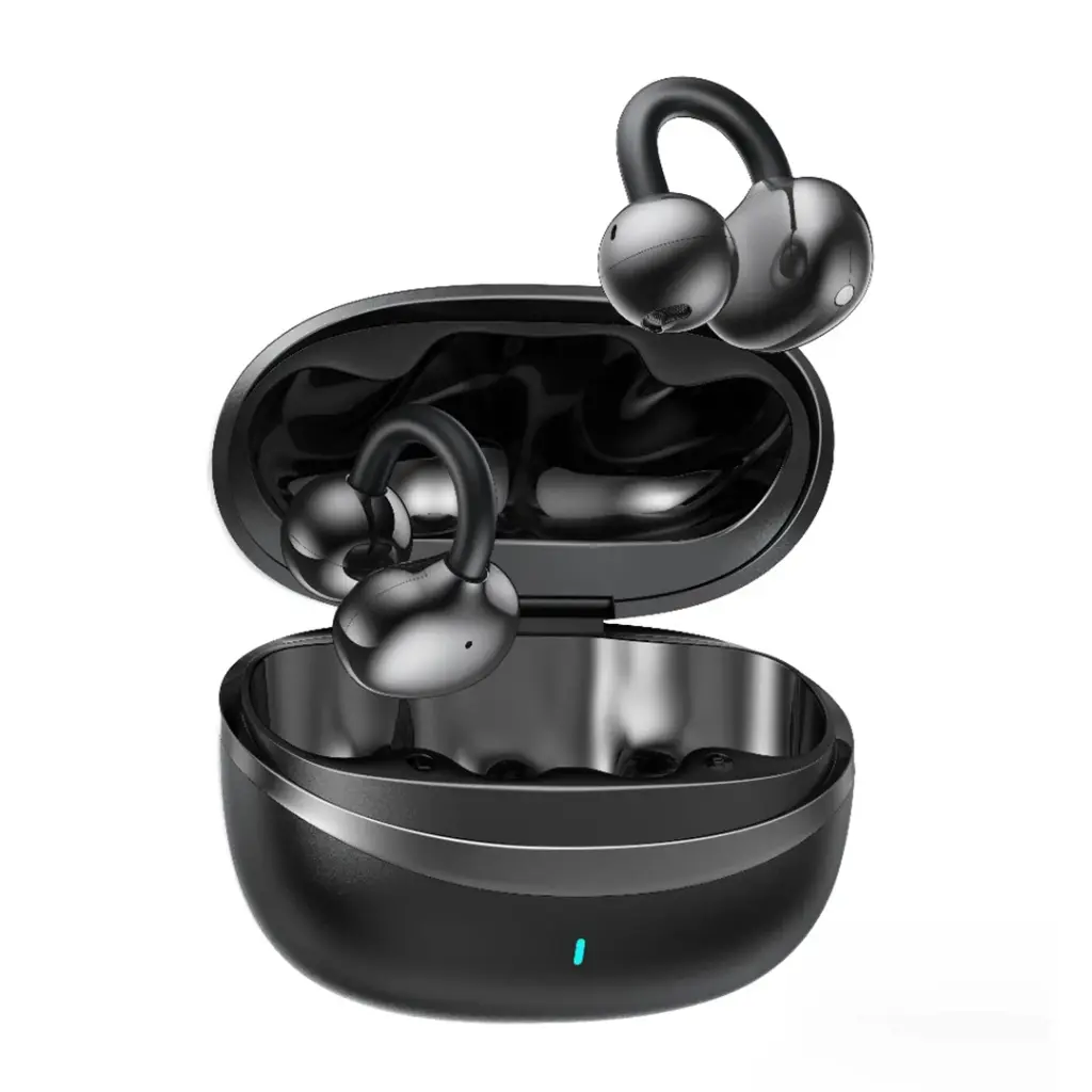 Green Lion Sonix Clip On Earbuds (Black)