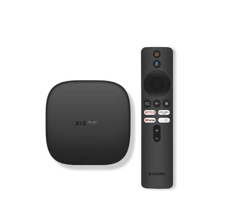 Xiaomi TV Box S 3rd Gen - 4K UHD, Google TV, 32GB Memory, Dolby Vision & Atmos, WiFi 6, HDMI 2.1, Fast Streaming, Compact and Powerful black