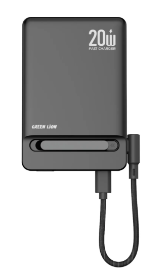 Green Lion Bond Power Bank 10000Mah - Black