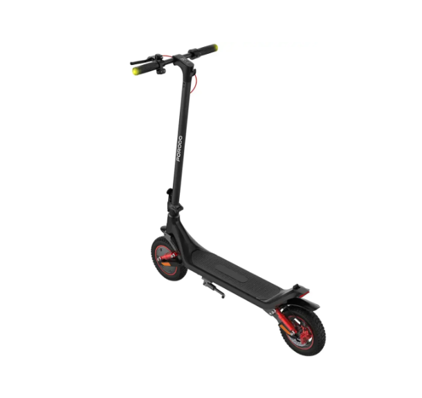 Porodo Lifestyle Drif Foldable Electric Scooter with Impact-Resistant Wheels - Black