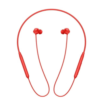 Bullets Wireless Z3 Bluetooth 5.0 in Ear Earphones, Spatial Audio – 12.4 mm Drivers, 36 Hrs Battery Life Samba Sunset - Red