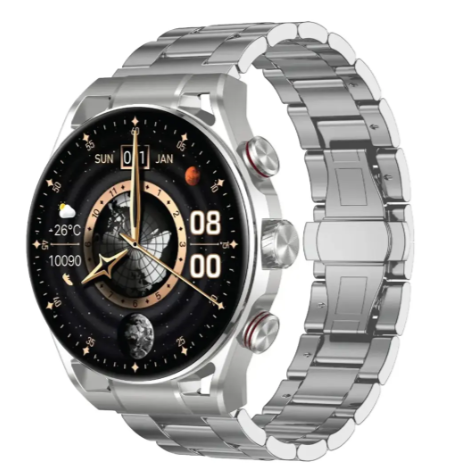 Green Lion Chrono Pro Smart Watch - Silver