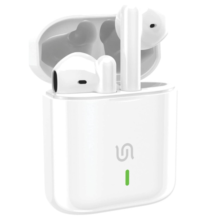 Porodo Soundtec Popwave True Wireless Earbuds, Voice Assistant, BT V5.4, 5H Playtime, Touch Control, 13mm Driver, Immersive Audio, Deep Base Earbuds, 12H Working Time, White | PDSTBV77WH