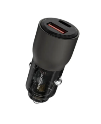 Porodo 95W Car Charger Transparent Multi-Device PD Charging